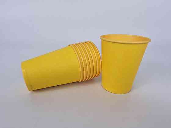 Стаканчики для кави 250 мл "ЖІЛТИЙ" Маестро (50 шт.) Харків