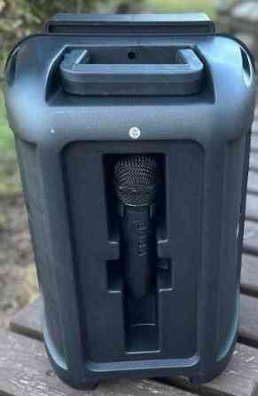 Портативная колонка с 2️⃣ микрофонами и светомузыкой на аккумуляоре.  ‼️ Киев