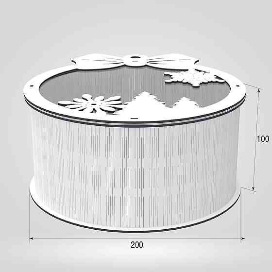 Подарочная коробка EKOSTAR d200 h100 Киев