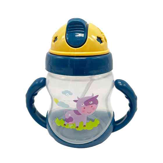 Пляшечка пластикова з ручками MGZ-0322(Blue) 250 мл Вінниця