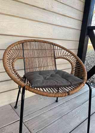 Подушка для стільців (38x38х5 см) Decorator Мальмо колір темно-сірий 84-101 Київ