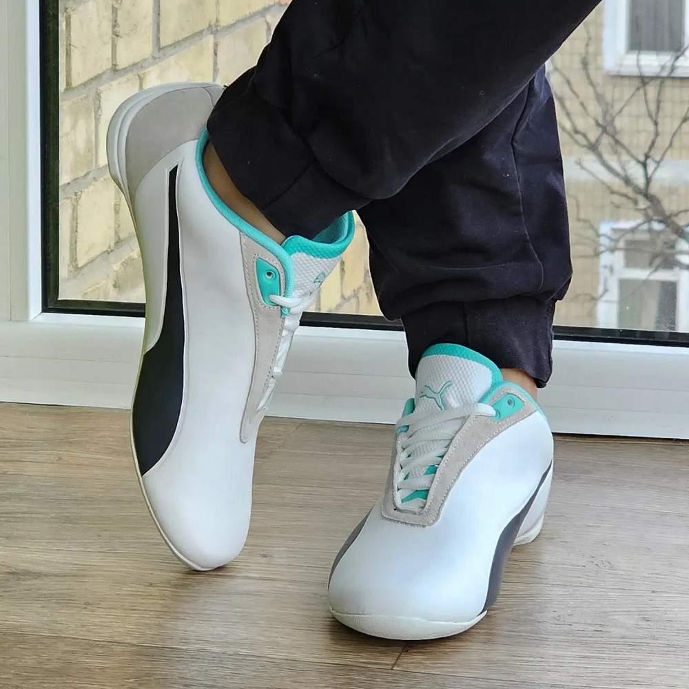 Кросівки Puma for AMG Білі Чоловічі Пума (розміри: 41,42,43,44,45) Відео Огляд Дніпро - фото 7
