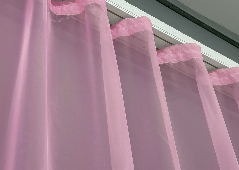 Тюль VR-Textil 002т Органза однотонна Рожевий 500х270 см (42-0495) Київ - фото 7