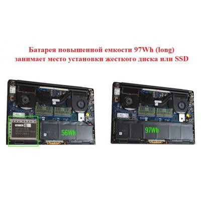 Аккумулятор для ноутбука Dell XPS 15-9550 (long) 4GVGH, 84Wh (7260mAh), 6cell, 11.4V, Li-i (A47245) Винница - изображение 5
