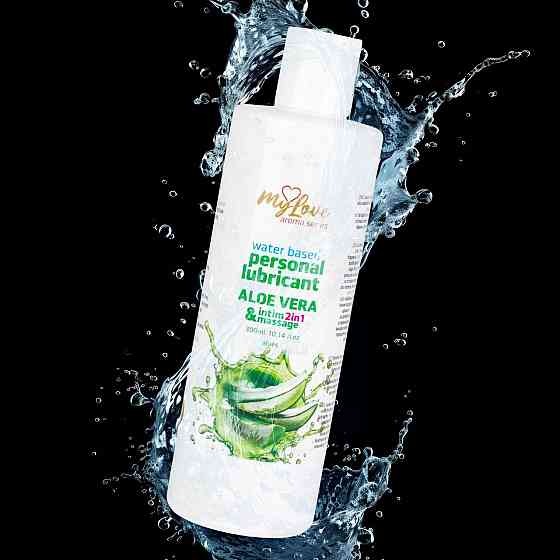 2в1 лубрикант та масажний гель - MyLove Aroma Series Intim&Massage Aloe Vera, 300 мл Sex Aura Київ