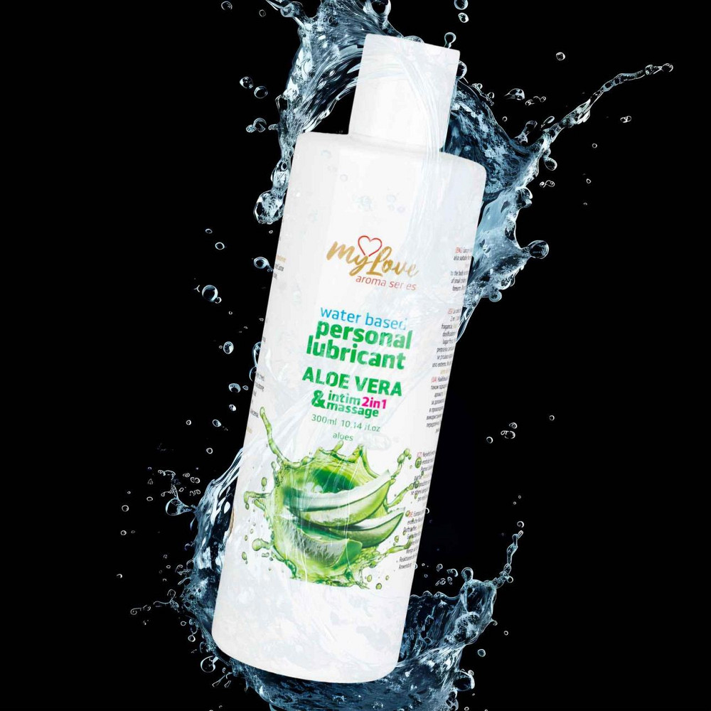 2в1 лубрикант та масажний гель - MyLove Aroma Series Intim&Massage Aloe Vera, 300 мл Sex Aura Київ - фото 4