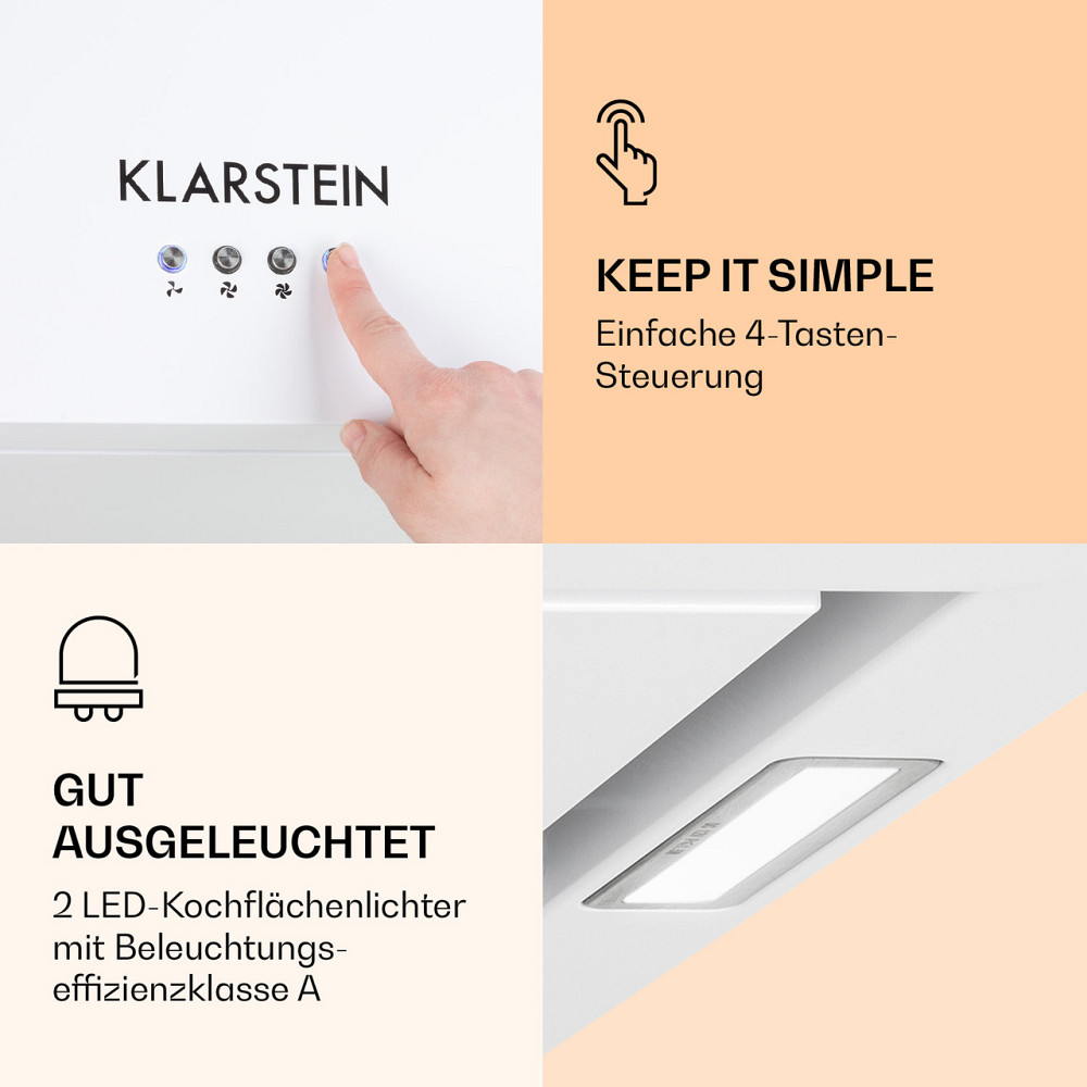 Люстра островная вытяжка 596м³/ч LED панель EEC A белая (Германия, читать описание) Ровно - изображение 3