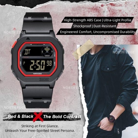 Часы мужские водостойкие North Edge X1 5BAR Винница - изображение 8