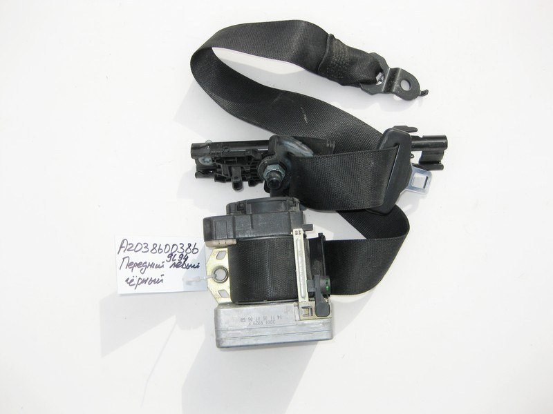 Mercedes-Benz  A2038600386 9C94 Ремінь безпеки передній лівий чорний C-Class W203 Одеса - фото 1