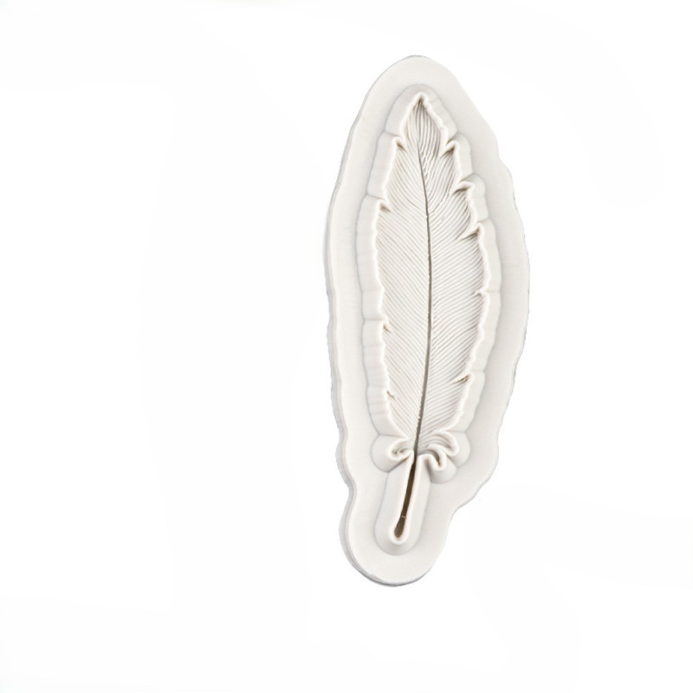 Молд силиконовый Перо 128 на 50 мм серый Киев - изображение 7