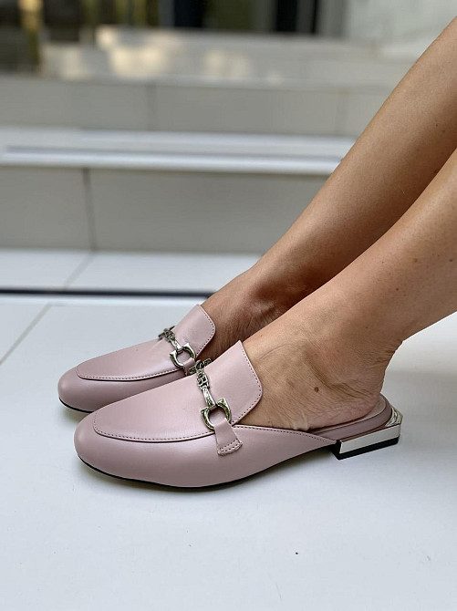 ALEX BELL Шльопанці жіночі ALEX BELL 502 пудра (літо, шкіра натуральна) (4624) 38 Коломия - фото 1