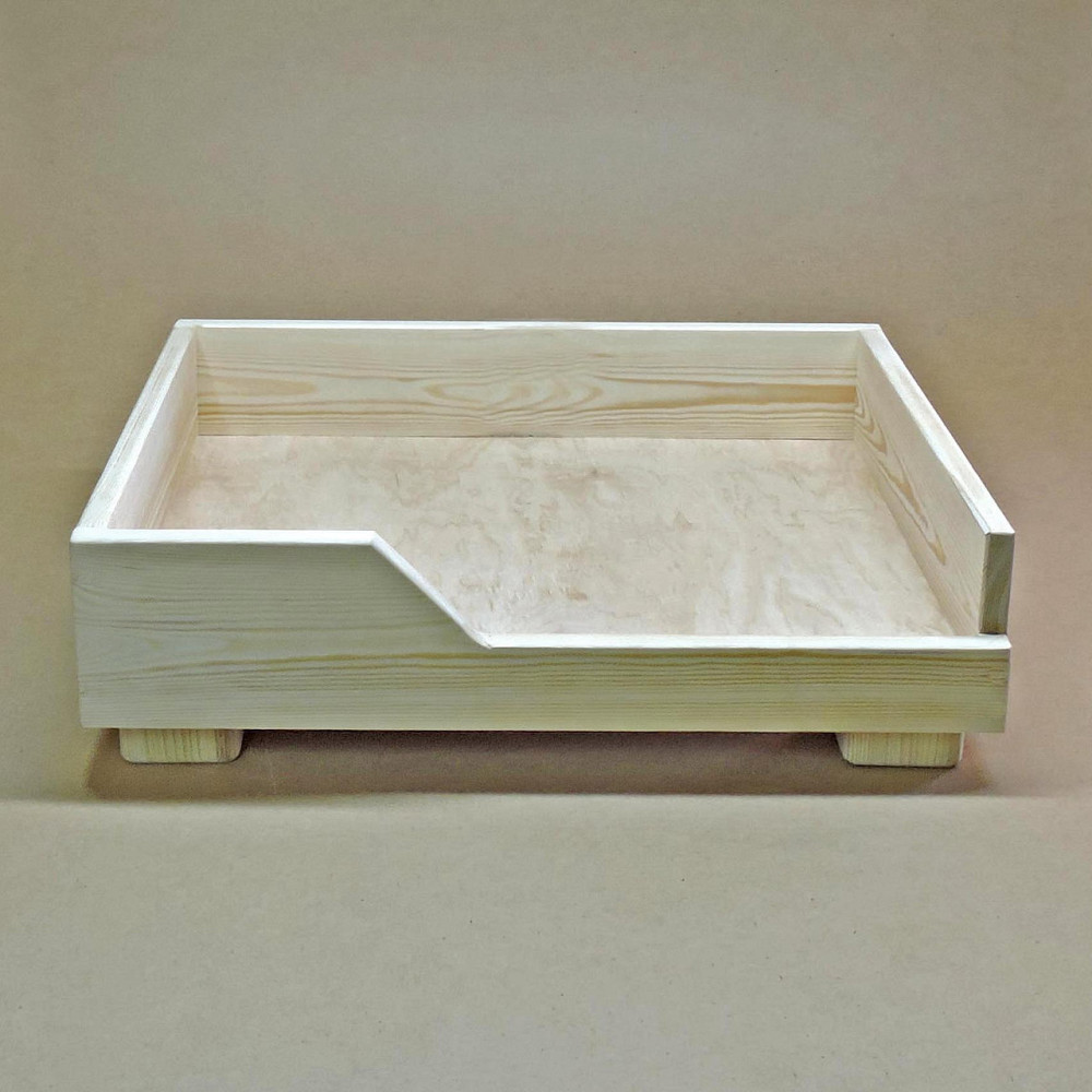 Лежак деревянный для собаки 