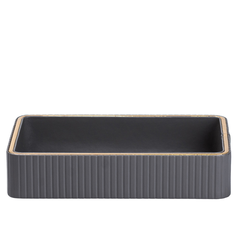 TS Kitchen Серветниця на стіл з еко-шкіри 25 х 15.5 х 5 см Сірий HP9900G Коломыя - изображение 1