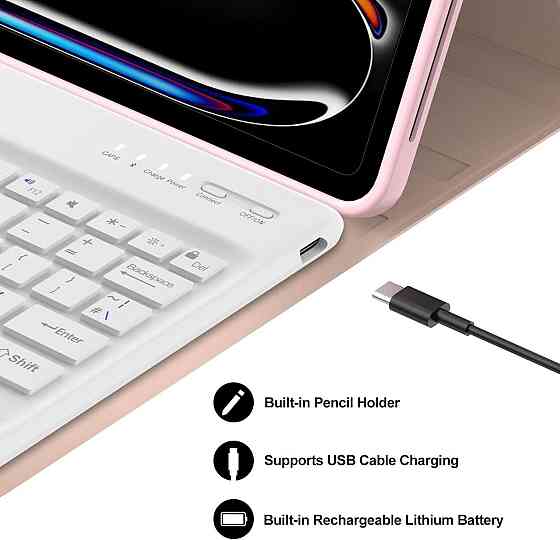Чохол-клавіатура JADEMALL для iPad Pro 13 (M4) 2024 Київ