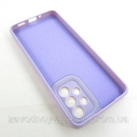Samsung A33 A336 Чохол силіконовий Захист камери (ліловий) Одеса - фото 2