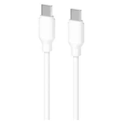 Дата кабель USB-C to USB-C 1.0m Glow 60W white 2E (2E-CCCC-WH) Винница