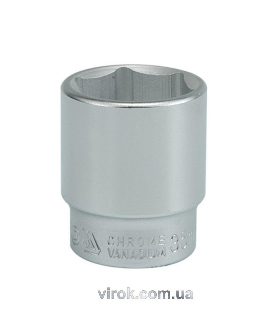 Головка торцева 6-гранна YATO: квадрат 3/4", М= 35 мм, L = 60 мм [6/36] Одеса - фото 1