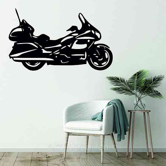 Декоративное настенное Панно «Байк» Декор на стену 70*55 см, Черный Киев