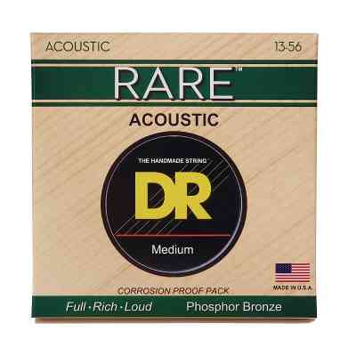 Струны для гитары DR Strings RARE Acoustic Phosphor Bronze - Medium (13-56) (RPMH-13) Винница
