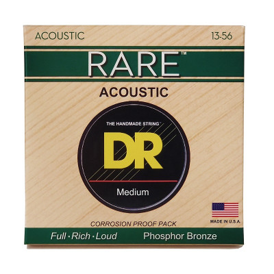Струны для гитары DR Strings RARE Acoustic Phosphor Bronze - Medium (13-56) (RPMH-13) Винница - изображение 1
