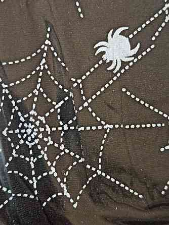 Колготи жіночі павутина з павуками для Хелловіна 50\20den L 46-48 чорний Київ