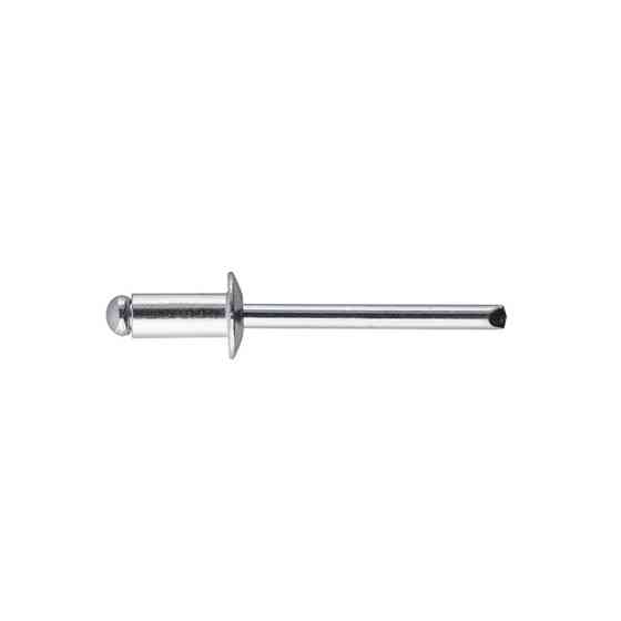 Заклепка алюмінієва, 4,8×10,0 мм, 50 шт. INTERTOOL RT-4810 Киев