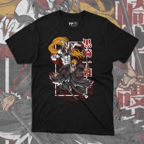 Футболка чоловіча з  принтом Блич Ичиго Куросаки 9 Розмір 48 Дніпро