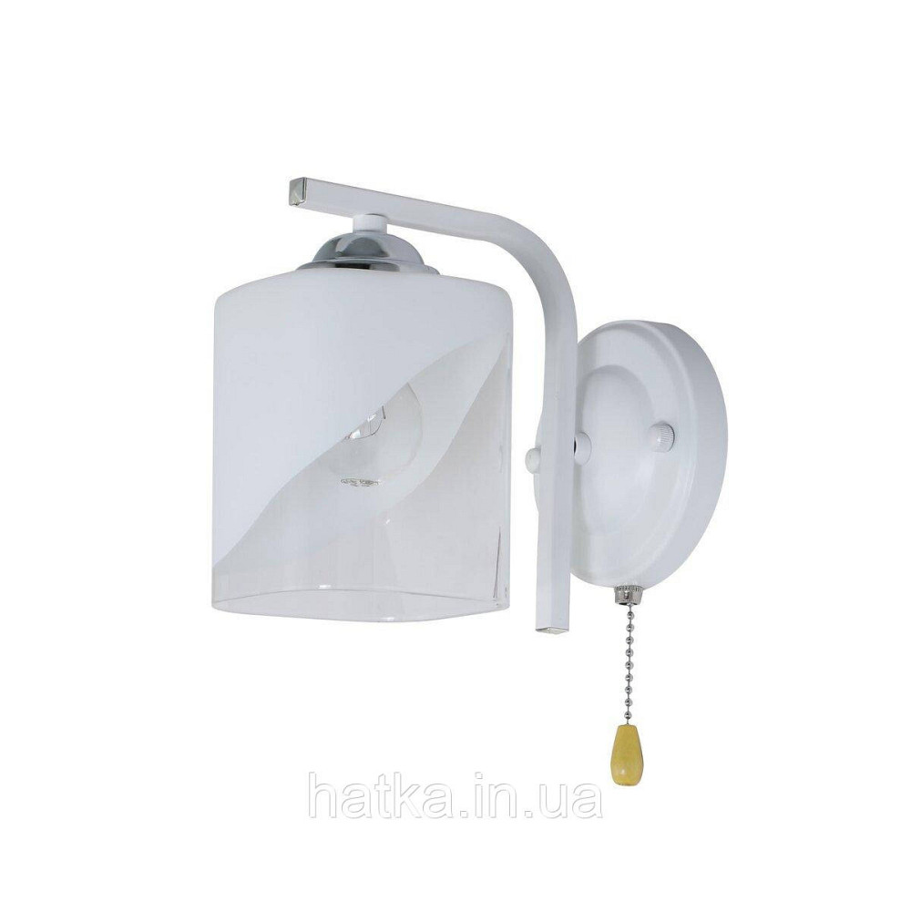 Люстра стельова Sirius 07245/1 Matte White+CR на 1 плафон Київ - фото 2