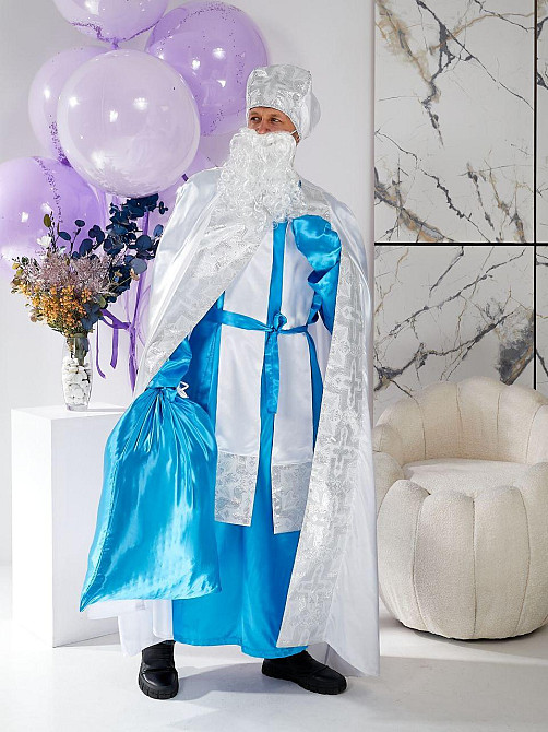 Костюм Святого Николая білий + блакитний Одеса - фото 6