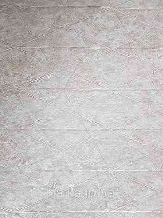 Шпалери вінілові на флізелін Rasch Composition 0,53х10 геометрія смуги фігури під штукатурку бежеві Київ