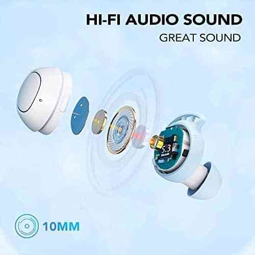 Бездротові TWS навушники FAMOO U-Air Bluetooth 5.3, стерео з басами, вологозахист IPX8, автономність 42 год, Уцінка Київ