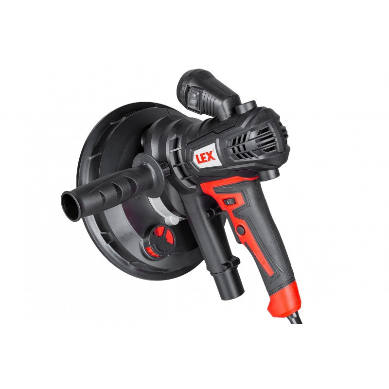 Шліфмашина LEX для стелі та стін – 2700 об/хв, 180 мм, підсвітка LED Львів - фото 7