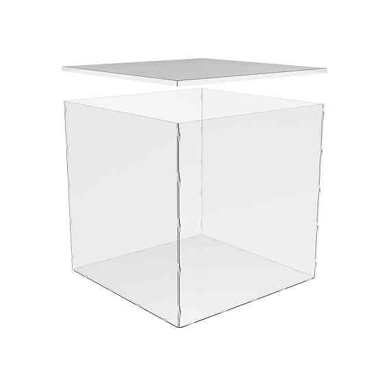 Коробка акриловая EKOSTAR 500х500х500 с крышкой Киев
