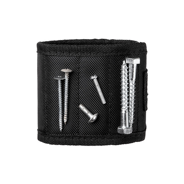 Браслет магнітний будівельний, 360×90 мм, 10 магнітів, нейлон 1680D INTERTOOL SP-1002 Київ - фото 2