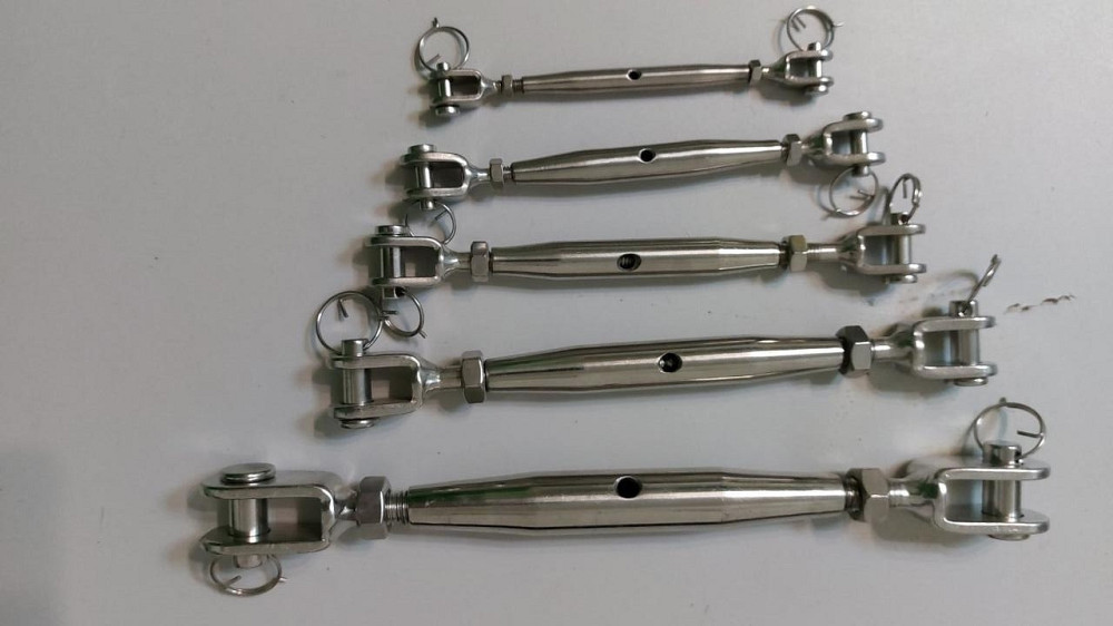 Талреп "GoralMet" з нержавіючої кислотостійкої сталі AISI 316 гвинт М12 мм (вилка-вилка) довжиною 280 мм Киев - изображение 1