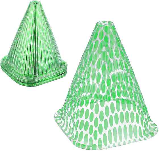 Набор конусов 5 шт,садовые пластиковые для сада и огорода защитные для рассады, зелени, цветов размер 19х22 см Каменец-Подольский