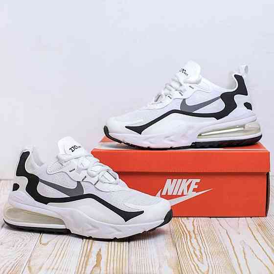 Кроссовки Nike 270 Сеточка Мужские Белые Найк с Амортизацией (размеры: 41,42,43,44,45) Видео Обзор - 53-3 Днепр