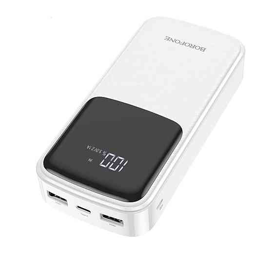 Зовнішній акумулятор BOROFONE BJ17A Oceanic digital power bank 20000mAh White Киев