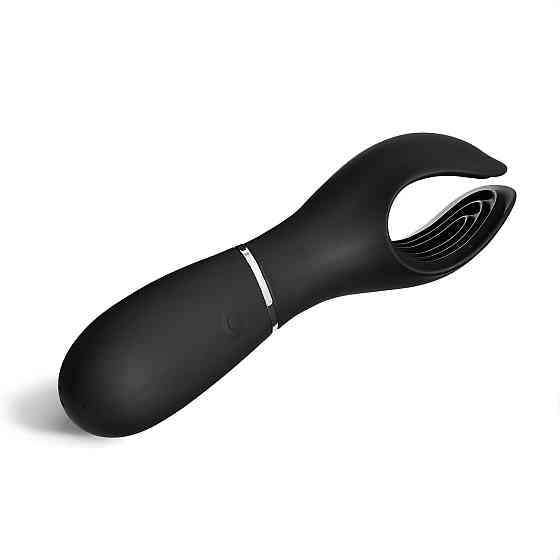 Чоловічий мастурбатор з вібрацією Vibrating Stimulator, чорний, So Divine (Велика Британія) Sex Aura Київ