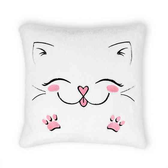 Подушка декоративная Котик FWPPILLOWCAT22WT0, 12 см Винница