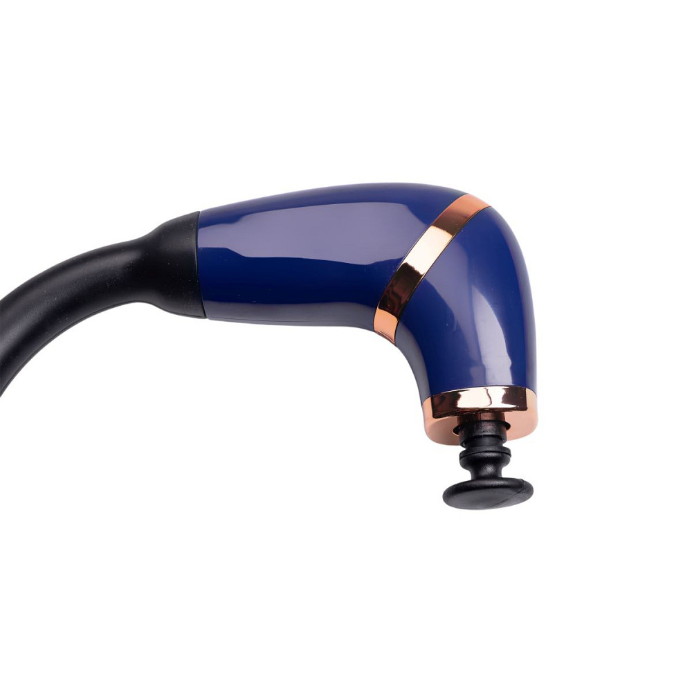 Перкусійний ручний масажер акумуляторний 17 Вт зарядка від USB до 3200 об/хв Синій HP-11-11BL Коломия - фото 4