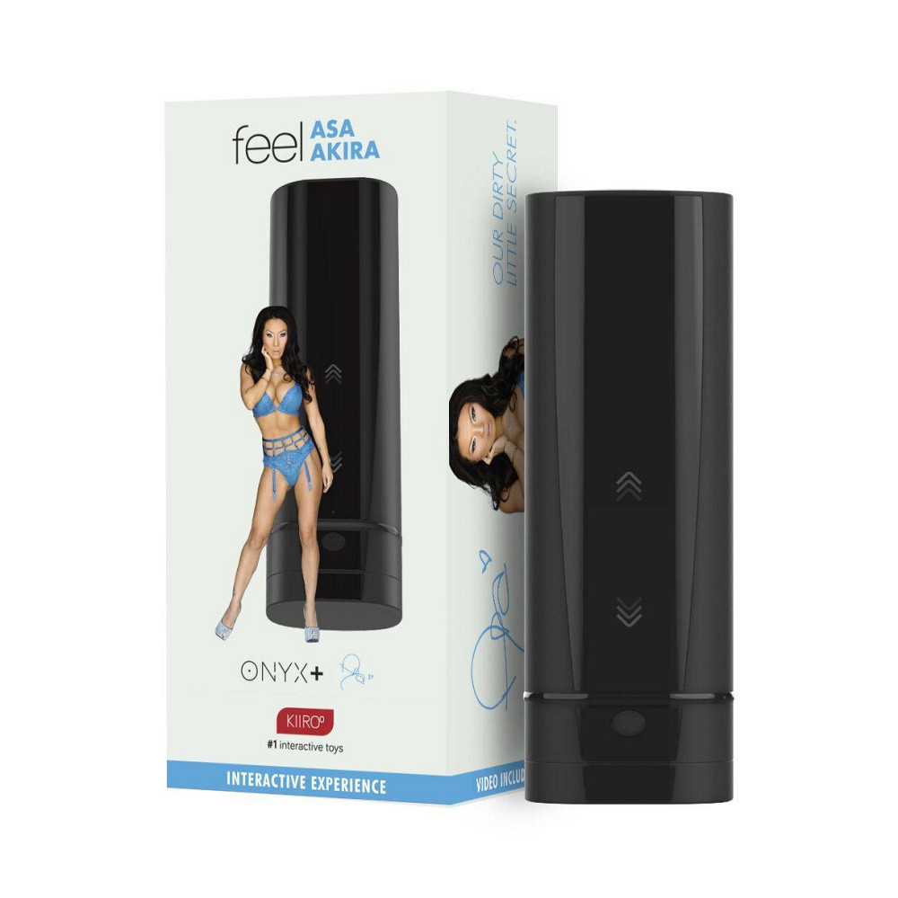 Мастурбатор Kiiroo Onyx+ Asa Akira, 10 сжимающих колец, не надо двигать, теледильдоника Sex Aura Киев - изображение 1
