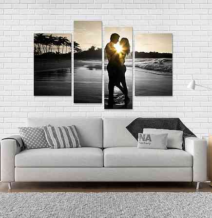 Модульная картина Пара Пляж Art-168_4 Киев