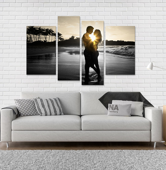 Модульная картина Пара Пляж Art-168_4 Киев - изображение 2