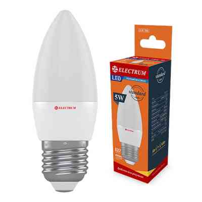 Лампочка Electrum C37 5W PA LC-31 Е27 4000K (A-LC-1932) Вінниця
