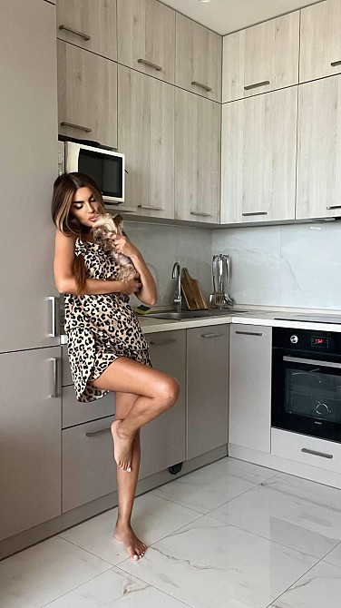 Жіночий легкий домашній леопардовий костюм: майка, шорти з гумкою софт 48/52 Одеса - фото 4