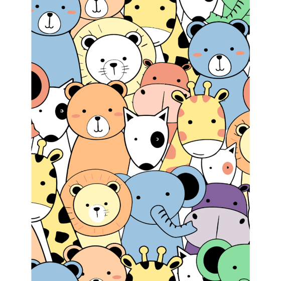 Картина за номерами „Funny Animals“ 35×45см ROSA START Київ