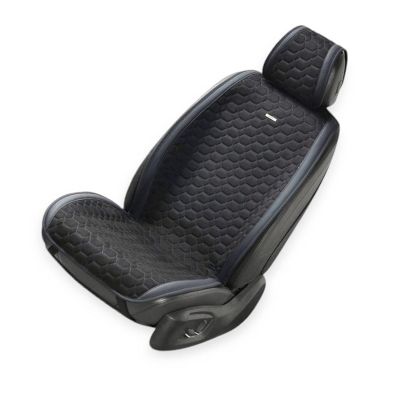 Накидки сиденье monte carlo (передние) соты черные на Мукачево - изображение 1