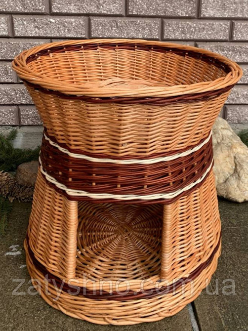 Кошик для кота плетений з лози Київ - фото 2