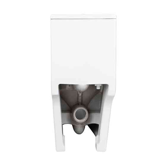 Унітаз-моноблок підлоговий Qtap Kolibri Ultra Quiet безобідковий із сидінням Soft-close WHITE QT10226380W Київ